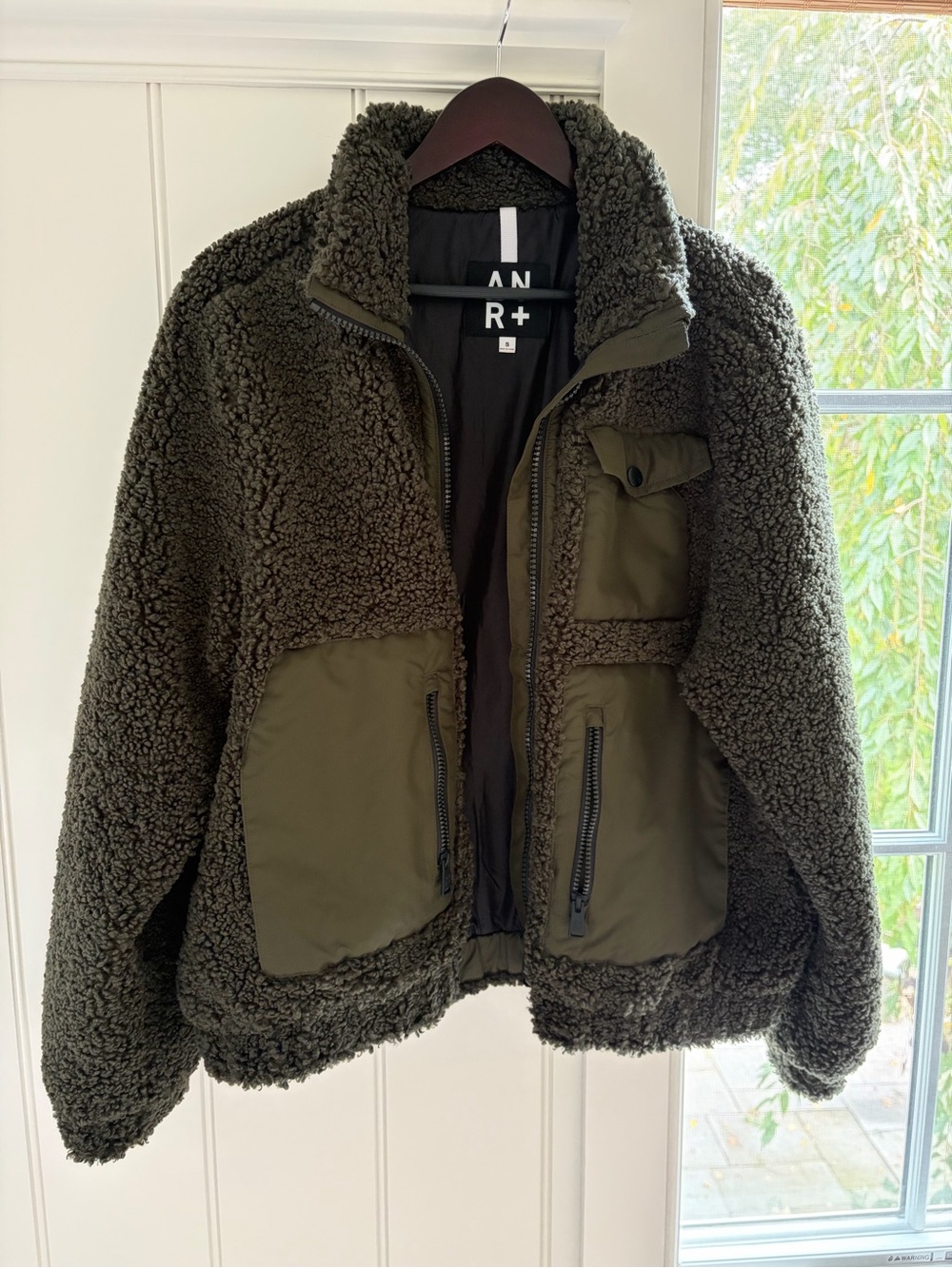 ANR+ Olive Green Sherpa Bomber Jacket *Never Worn*